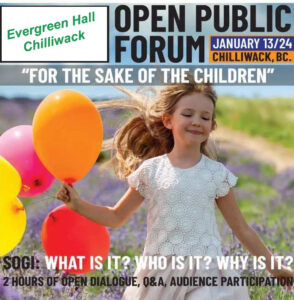 Supported Chilliwack’s “What is SOGI123” Q&A Evening